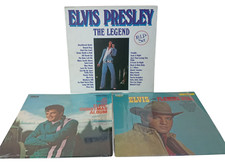 Elvis Presley The Legend + Christmas Album + Flaming Star - Vinyl Schallplatte