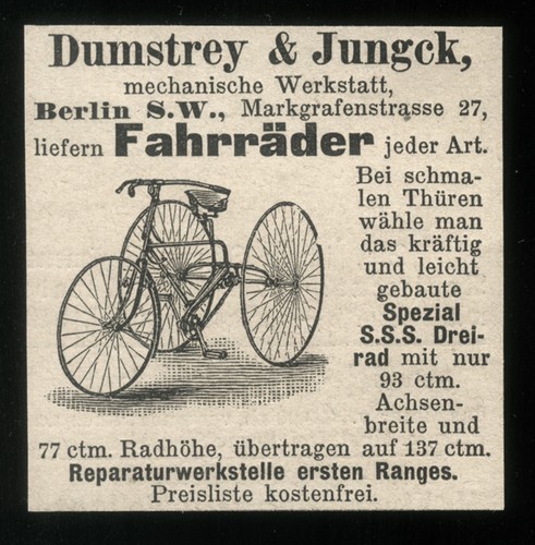 Alte werbung reklame 1888 - alte,