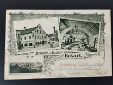 alte Ansichtskarte Brauerei und Gasthof Eckart Vilsbiburg,Landshut von 1898
