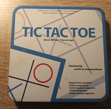 Reisespiel TIC TAC TOE magnetisch Blechdose Intelligenzspiel