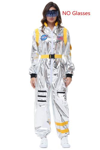 Astronaut kostüm silber - h,