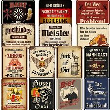Blechschild lustige Sprüche