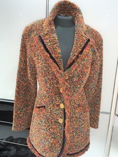 Renzo Blazer bunt Samt Optik Gr 36