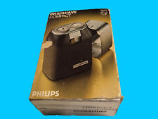 1970er PHILISHAVE Compact elektrischer Rasierer im ETUI  benutzt voll funktionsf