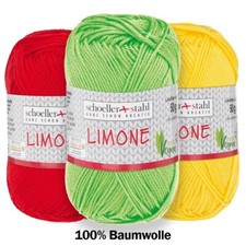 Schoeller&Stahl LIMONE | 100% Baumwolle | 125 lfm | 50g | Catania, Garn, Wolle
