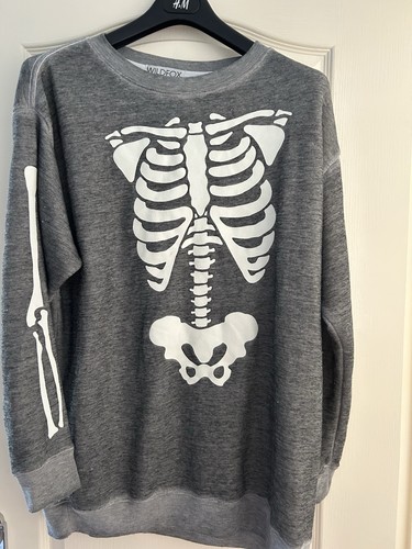 Wildfox skelett pullover - wildfox, xs
