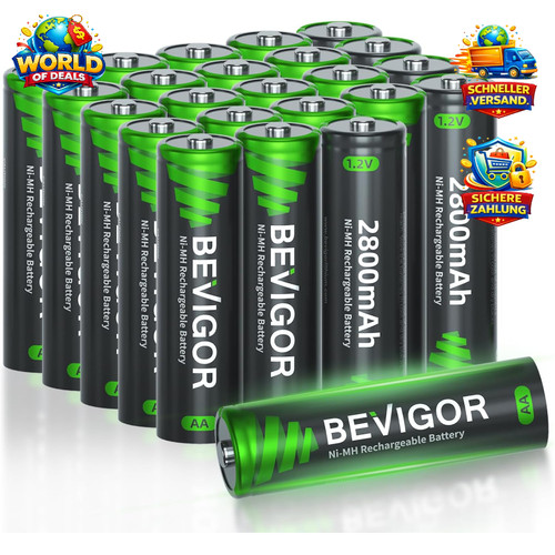Akkubatterien 2800mah nimh - aa,