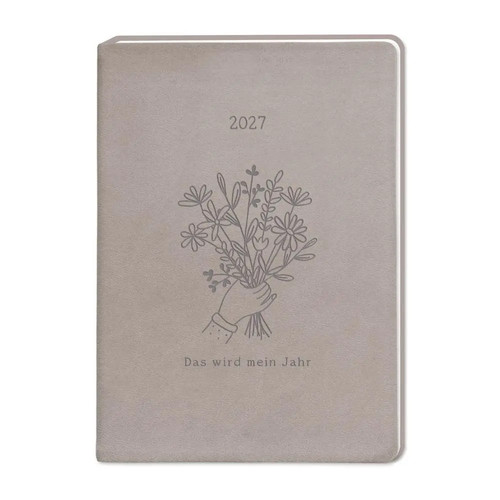 Terminplaner lederlook 2027 - terminplaner,