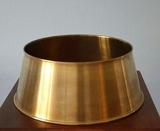 Großer Messing Lampenschirm - Einzelanfertigung 1995 von Metalldrücker  