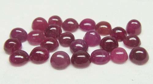 Rubin mix cabochon - 24,