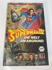 Superman IV, VHS,Die Welt Am Abgrund,Kassette,Cannon VMP, Retro,Rarität,80er