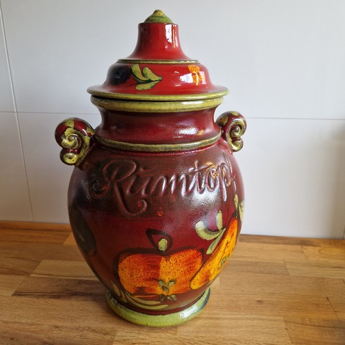 Vintage keramic rumtopf - vintage,