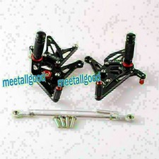 Paar Schwarz Rearset hinten