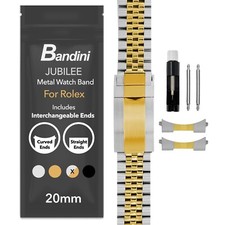 20mm Solid Metal Jubilee Watch