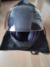 ATO MOTO Motorradhelm - Schwarz Matt, Gr. S (55-56 cm) Sicherheitsnorm ECE2205