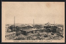 Ansichtskarte Hamborn, Gewerkschaft Deutscher Kaiser, Kokerei und Schacht IV 