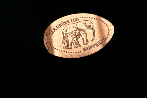 Elongated coin elefant pinguin - elefant,