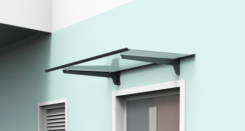 Schartec aluminium vordach - aluminium,