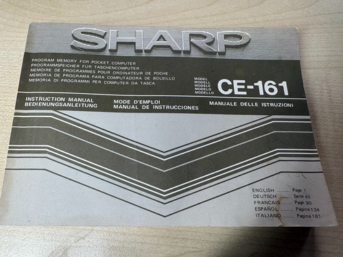 Sharp taschencomputer modell - sharp,