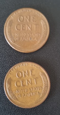 2 St. amerikanische Lincoln 1-Cent-Weizenmünze 1951  und 1957