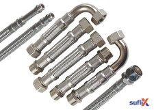 Panzerschlauch  von DN6 3/8'' bis DN40 1.1/2'' Edelstahl Flexschlauch