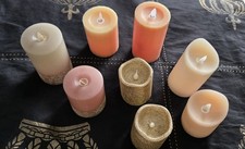 LED Kerzen mit Timerfunktion Echtwachs - 8 Stück, auch einzeln