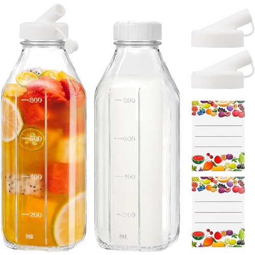 Stück liter glasflasche - stück,