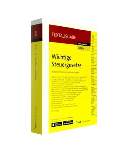 Wichtige steuergesetze mit - steuergesetze:,