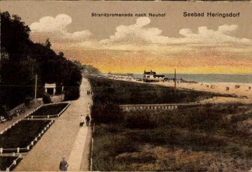 Ostseebad heringsdorf auf - ak,