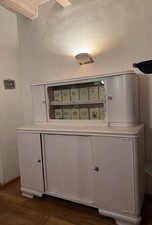 Vintage Küchenanrichte Buffet Schrank Shabby Chic 1940er 1950er