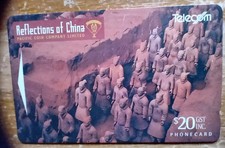 NZ Telefonkarte. Die begrabene Armee von Xian. Pacific Coin Company Limited.