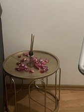 Kleiner goldener beistelltisch - kleiner,