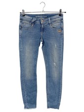 GANG Boyfriendjeans Damen Jeans Gr. DE 34 blau Casual-Look