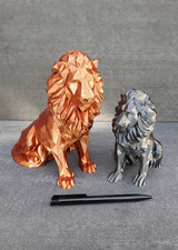 Löwe Design Skulptur Tierliebhaber Geschenkidee Afrika