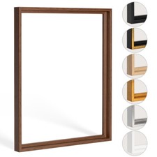 Schattenfugenrahmen Lico Eiche Braun XXL Keilrahmen Rahmen Leinwand Selberbauen