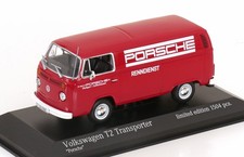 1:43 Minichamps VW T2 transporter Porsche Renndienst 1972 red/white