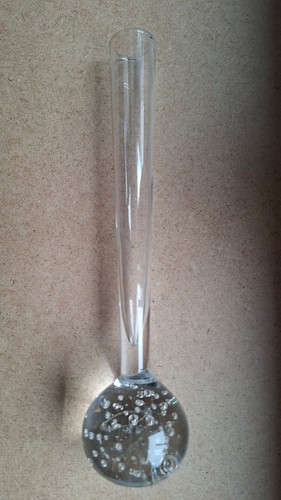 Kleine glasvase mit - kleine,