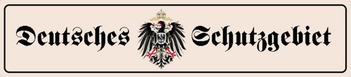 Blechschild 46x10