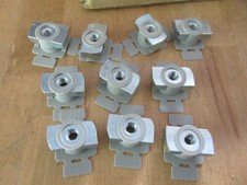 10 Stück Gewindeplatte 41/41 mit Fixierhilfe / M8 Gewinde / Stärke 8mm /H2Reg3aa