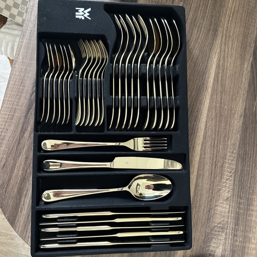 Wmf goldfarbenes besteckset - goldfarbenes,