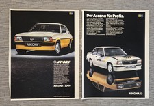 Opel Ascona Werbebilder 80er