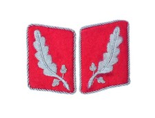 WW2 SA Standartenführer Stab Kragenlaschen handgestickt Repro Set