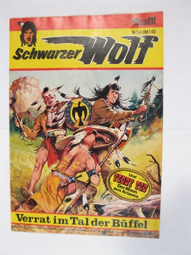 Schwarzer wolf bastei - wolf, nr.