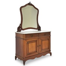 ANTIK! Spiegelkommode restauriert Mahagoni um 1900 Waschtisch Schlafzimmer