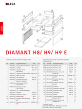 " Ersatzteile Leda Diamant H8