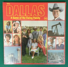 Dallas A Game Of The Ewing Family NEU SEALED Yaquinto 2705 1980 Rare 33 LP Board