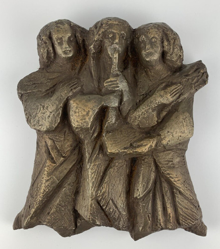 Bronze relief skulptur gisela - relief,