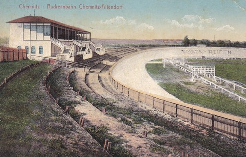 Chemnitz 1915 radrennbahn - chemnitz, ak