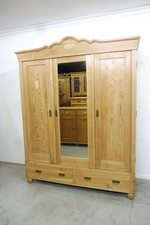 Antiker Kleiderschrank Schrank Schlaffzimmerschrank Weichholz um 1900 zerlegbar