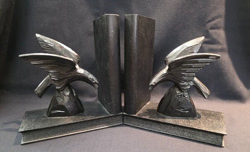 Schwarze buchstützen aus - buchstützen,